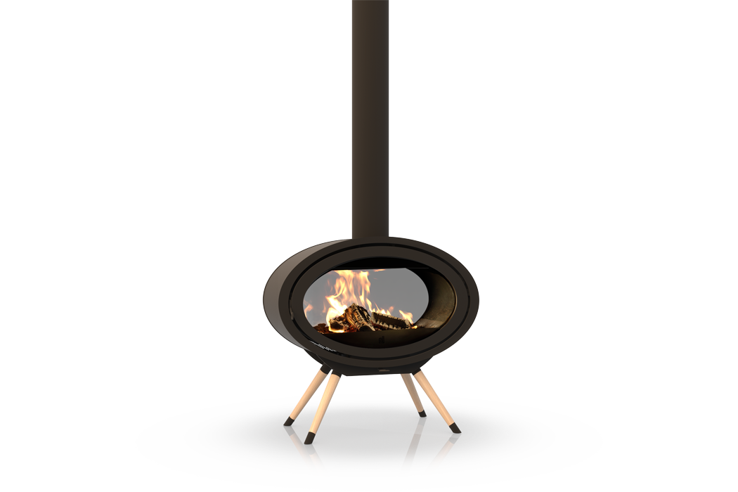 Dik Geurts Oval Wood Burning Stove Collection