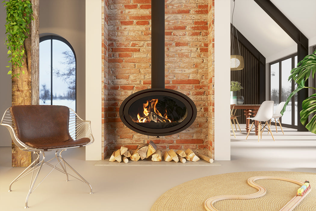 Dik Geurts Oval Wood Burning Stove Collection